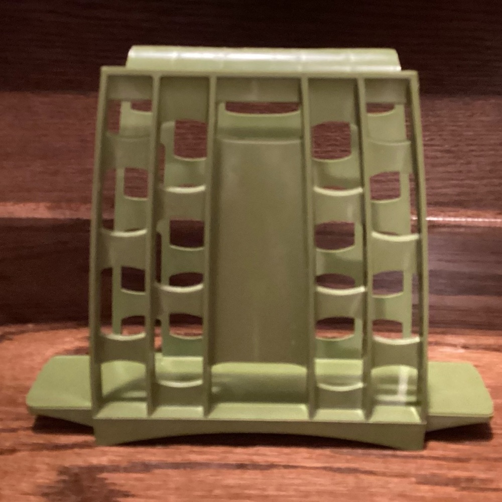 Vintage Avocado Green Napkin Holder